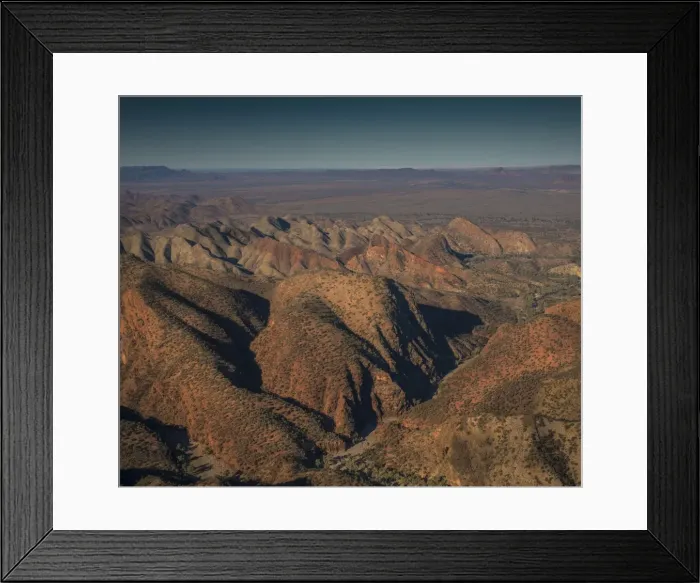 Framed Print : Blinman aerial view near Ikara National Park, Southern Flinders Ranges, South Australia Framed Print : Blinman aerial view near Ikara National Park, Southern Flinders Ranges, South Australia