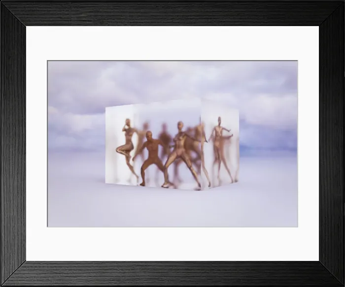 Framed Print : ar, augmented reality, captured, cloud, cold, color image, concept, confinement, copy space