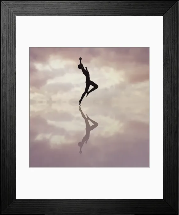 Framed Print : arms raised, balance, balancing, celebration, cloud, color image, concept, copy space Framed Print : arms raised, balance, balancing, celebration, cloud, color image, concept, copy space