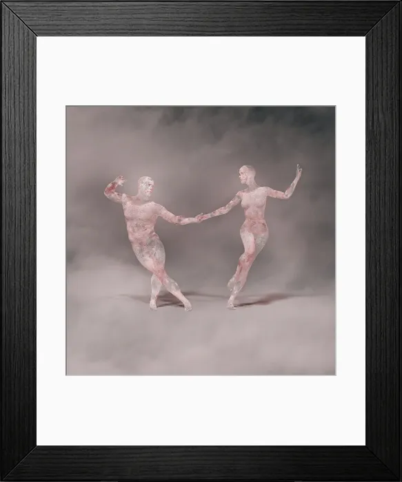 Framed Print : affection, android, arms outstretched, boyfriend, carefree, celebration, cloud, color image