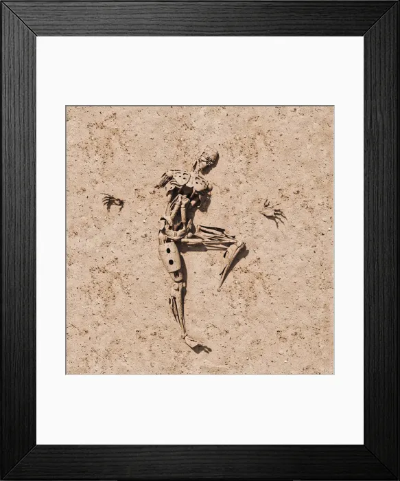 Framed Print : ancient civilization, android, archeology, artifact, burying, color image, concept Framed Print : ancient civilization, android, archeology, artifact, burying, color image, concept