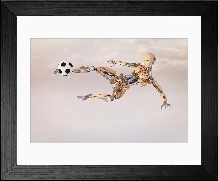 Framed Print : action, android, cloud, color image, concept, copy space, cyborg, day, digital composite Framed Print : action, android, cloud, color image, concept, copy space, cyborg, day, digital composite