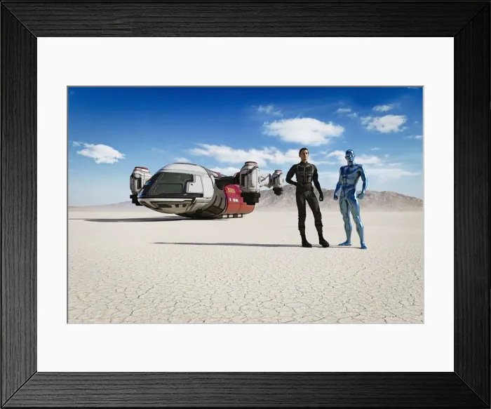 Framed Print : alien, android, arrival, cloud, color image, concept, copy space, cyborg, day, desert Framed Print : alien, android, arrival, cloud, color image, concept, copy space, cyborg, day, desert