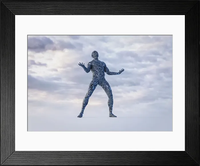 Framed Print : anguish, arms outstretched, carbon, carbon-based life form, cloud, color image, concept Framed Print : anguish, arms outstretched, carbon, carbon-based life form, cloud, color image, concept
