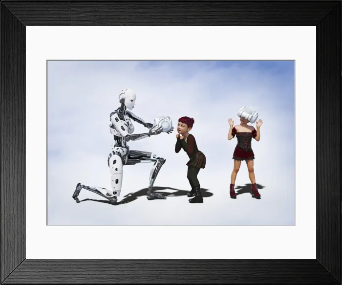 Framed Print : android, ar, assistance, augmented reality, childcare, childhood, cloud, color image Framed Print : android, ar, assistance, augmented reality, childcare, childhood, cloud, color image