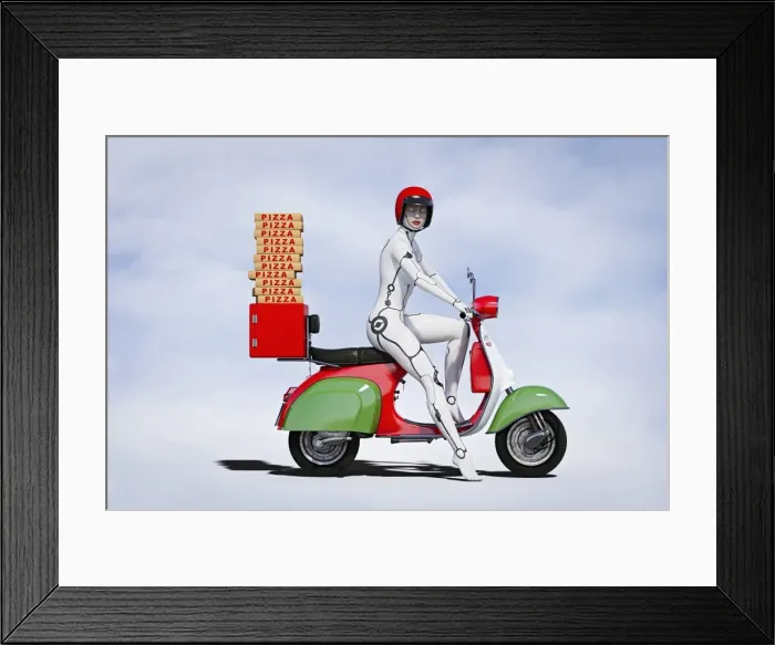 Framed Print : ai, ar, artificial intelligence, augmented reality, automated, automation, cloud
