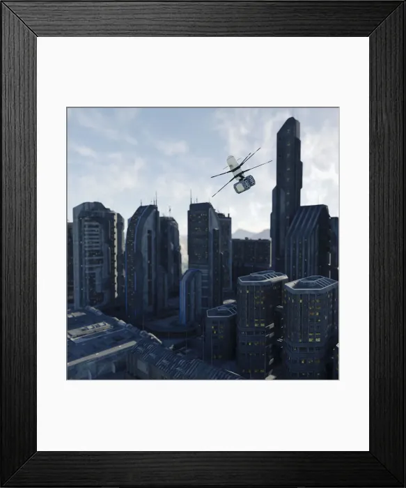 Framed Print : ar, architecture, augmented reality, camera, city, city life, cityscape, cloud, color image