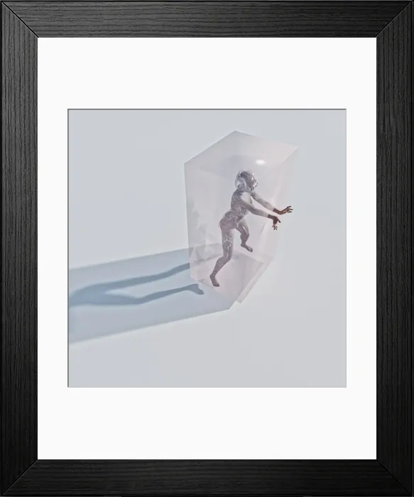 Framed Print : ar, arms outstretched, augmented reality, beyond reach, cold, color image, concept Framed Print : ar, arms outstretched, augmented reality, beyond reach, cold, color image, concept