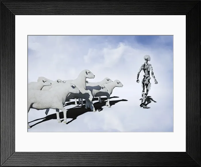 Framed Print : ai, animals, ar, artificial intelligence, augmented reality, cloud, color image, concept Framed Print : ai, animals, ar, artificial intelligence, augmented reality, cloud, color image, concept