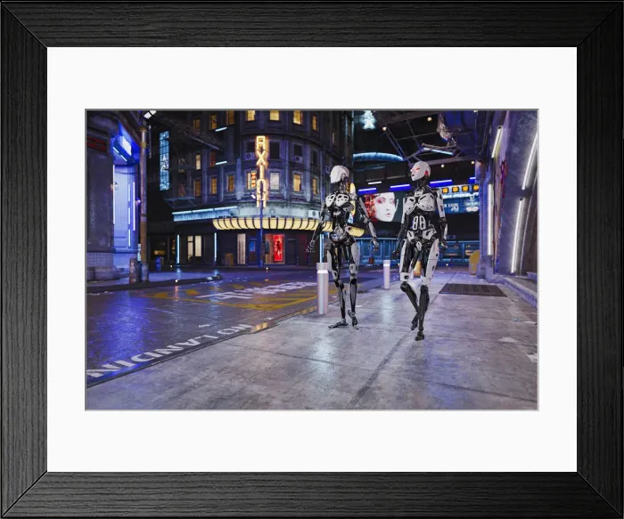 Framed Print : ai, ar, architecture, artificial intelligence, augmented reality, boyfriend, city