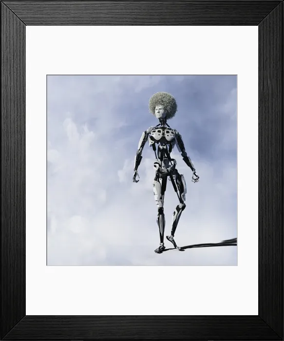 Framed Print : afro, ai, anger, angry, ar, artificial intelligence, attitude, augmented reality Framed Print : afro, ai, anger, angry, ar, artificial intelligence, attitude, augmented reality