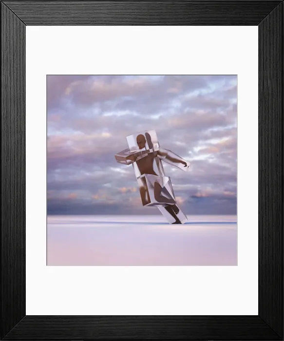 Framed Print : ar, augmented reality, balance, bald, cloud, cold, color image, concept, confinement