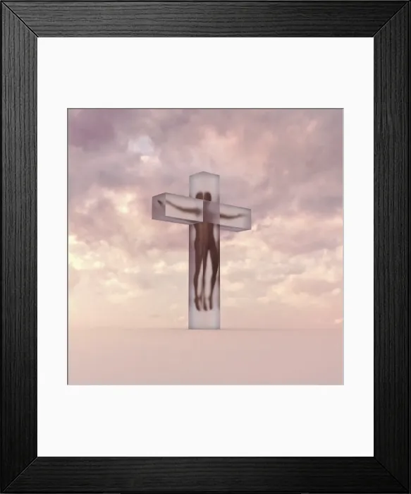 Framed Print : ar, augmented reality, belief, cloud, cold, color image, concept, confinement, copy space