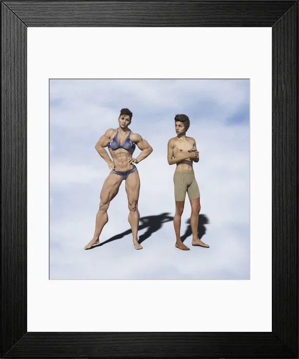 Framed Print : ar, aspiration, attitude, augmented reality, bare chest, bikini, body builder, bonding Framed Print : ar, aspiration, attitude, augmented reality, bare chest, bikini, body builder, bonding