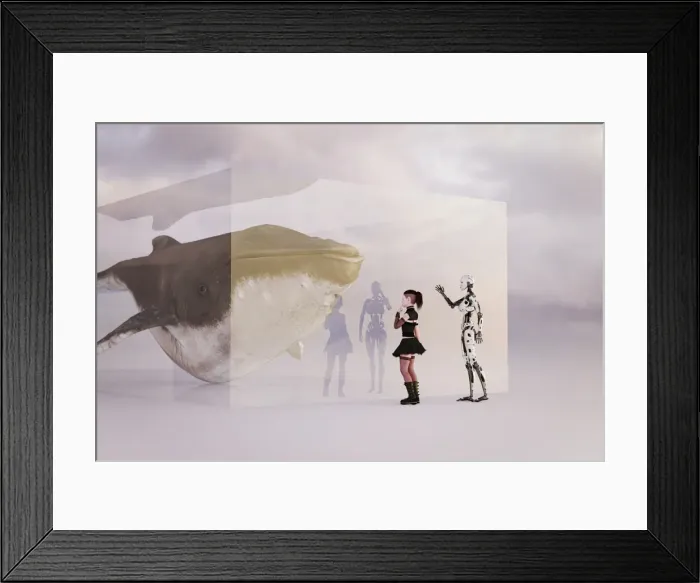 Framed Print : admiring, ai, android, ar, artificial intelligence, augmented reality, biology, bionic Framed Print : admiring, ai, android, ar, artificial intelligence, augmented reality, biology, bionic