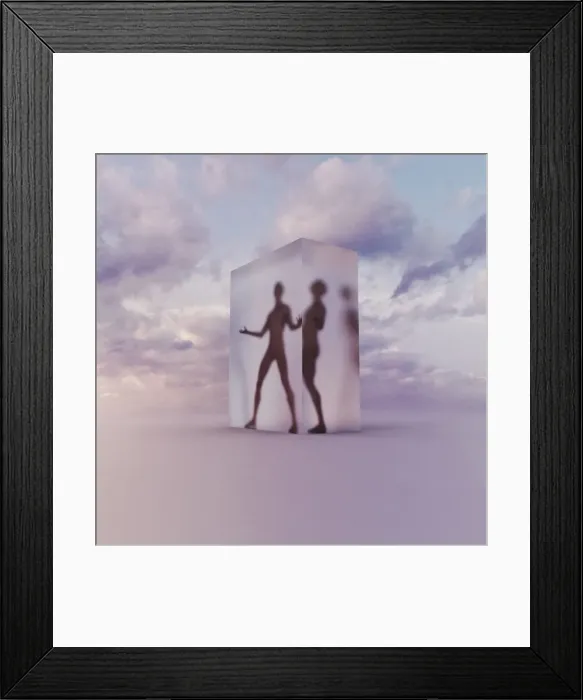 Framed Print : alone, anguish, ar, augmented reality, block, cloud, cold, color image, computer graphic Framed Print : alone, anguish, ar, augmented reality, block, cloud, cold, color image, computer graphic