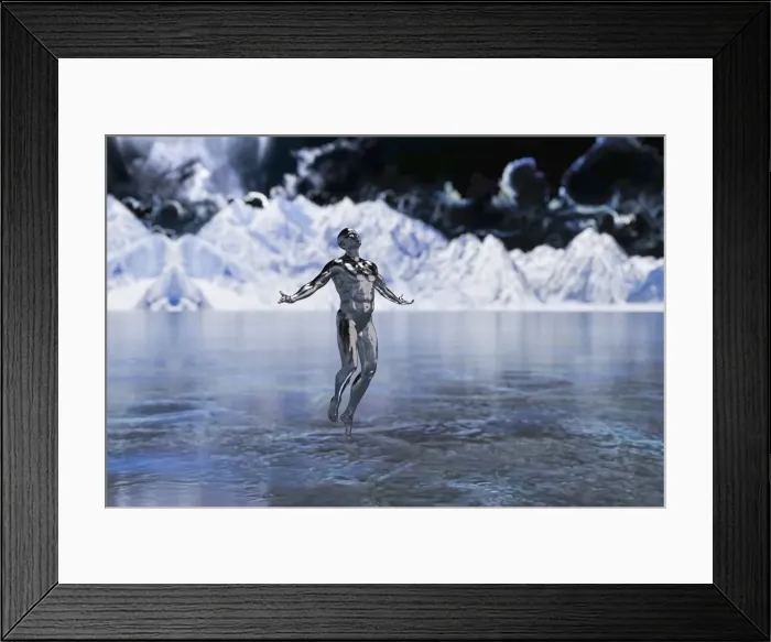Framed Print : ai, alone, android, anguish, ar, arms outstretched, artificial intelligence, augmented reality Framed Print : ai, alone, android, anguish, ar, arms outstretched, artificial intelligence, augmented reality