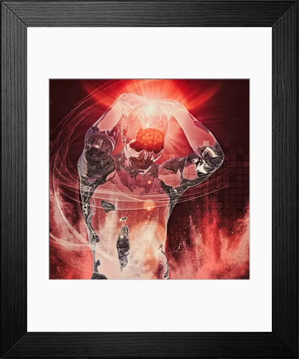 Framed Print : Transparent Man Framed Print : Transparent Man