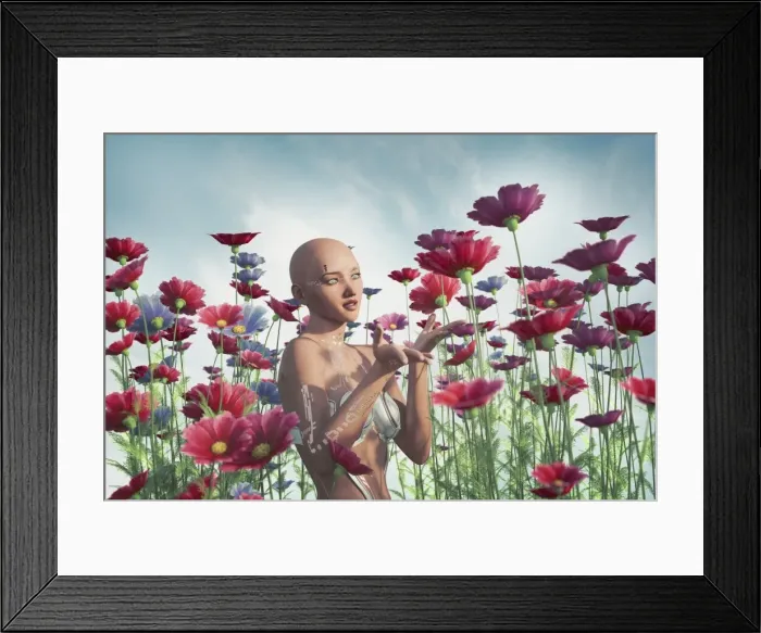 Framed Print : admiring, ai, android, ar, artificial intelligence, augmented reality, beauty in nature Framed Print : admiring, ai, android, ar, artificial intelligence, augmented reality, beauty in nature