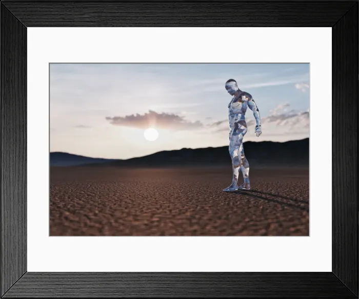 Framed Print : ai, android, ar, arid climate, artificial intelligence, augmented reality, bionic Framed Print : ai, android, ar, arid climate, artificial intelligence, augmented reality, bionic
