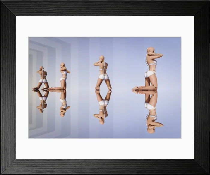 Framed Print : Cyborg Relections Framed Print : Cyborg Relections