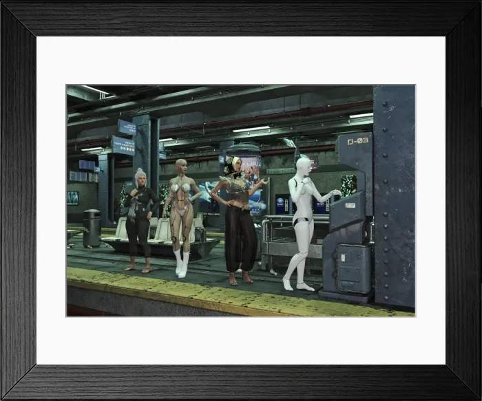 Framed Print : ai, ar, artificial intelligence, atm, augmented reality, color image, concept, confusing