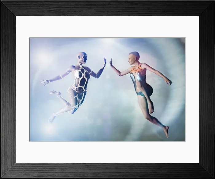 Framed Print : achievement, ai, ar, artificial intelligence, augmented reality, blonde hair, celebration Framed Print : achievement, ai, ar, artificial intelligence, augmented reality, blonde hair, celebration