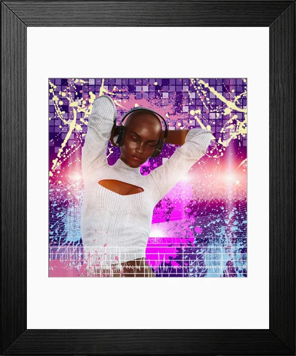 Framed Print : ar, arms raised, augmented reality, bald, beauty, close up, color image, concept Framed Print : ar, arms raised, augmented reality, bald, beauty, close up, color image, concept