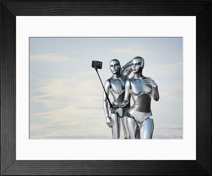 Framed Print : ai, android, artificial intelligence, augmented reality, bionic, boyfriend, cell phone Framed Print : ai, android, artificial intelligence, augmented reality, bionic, boyfriend, cell phone