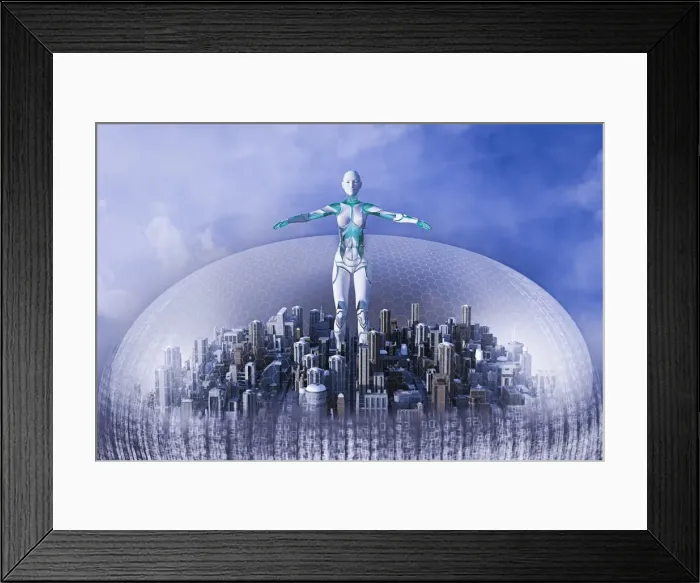 Framed Print : ai, android, arms, arms outstretched, artificial intelligence, augmented reality Framed Print : ai, android, arms, arms outstretched, artificial intelligence, augmented reality
