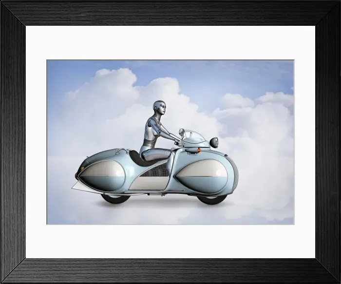 Framed Print : ai, android, artificial intelligence, augmented reality, bionic, carefree, cloud Framed Print : ai, android, artificial intelligence, augmented reality, bionic, carefree, cloud