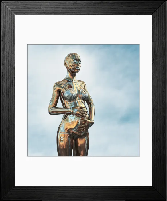 Framed Print : ai, android, anticipation, artificial intelligence, augmented reality, beginning