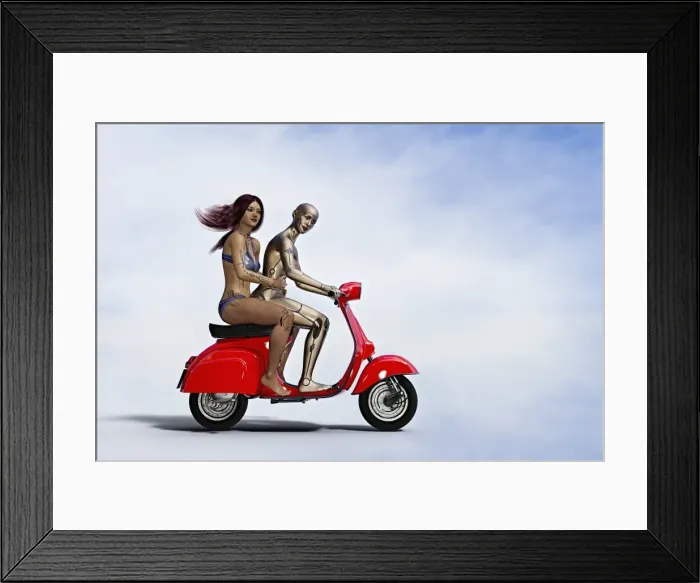 Framed Print : ai, android, artificial intelligence, augmented reality, bikini, bionic, circuitry Framed Print : ai, android, artificial intelligence, augmented reality, bikini, bionic, circuitry