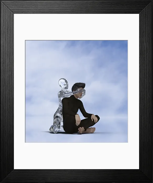 Framed Print : ai, android, artificial intelligence, augmented reality, barefoot, behind, bionic Framed Print : ai, android, artificial intelligence, augmented reality, barefoot, behind, bionic