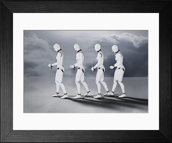 Framed Print : advanced technology, ai, android, artificial intelligence, augmented reality, bionic Framed Print : advanced technology, ai, android, artificial intelligence, augmented reality, bionic