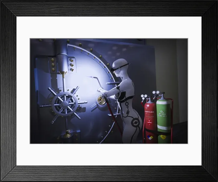 Framed Print : acetylene, advanced technology, ai, android, artificial intelligence, augmented reality