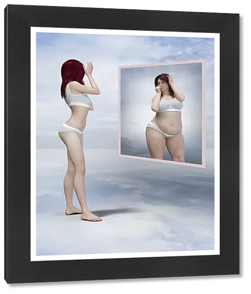 anorexia, ar, augmented reality, beauty, body image, bra, change, color image, computer graphic