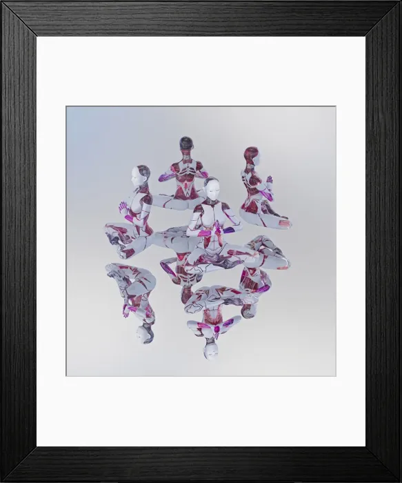 Framed Print : ai, ar, artificial intelligence, augmented reality, balance, color image, concept