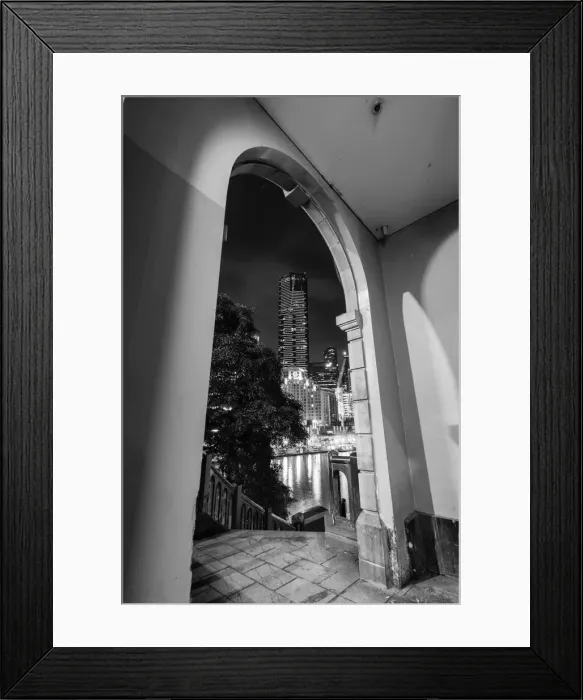 Framed Print : Melbourne city at night Framed Print : Melbourne city at night