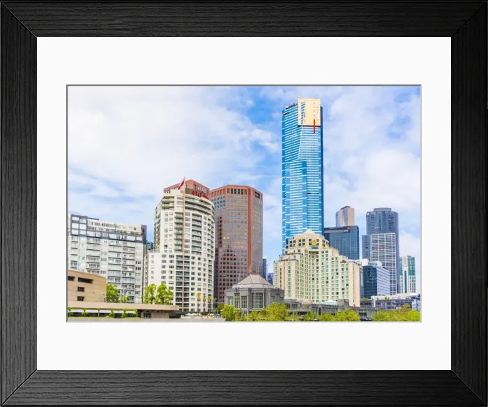 Framed Print : Melbourne Cityscape