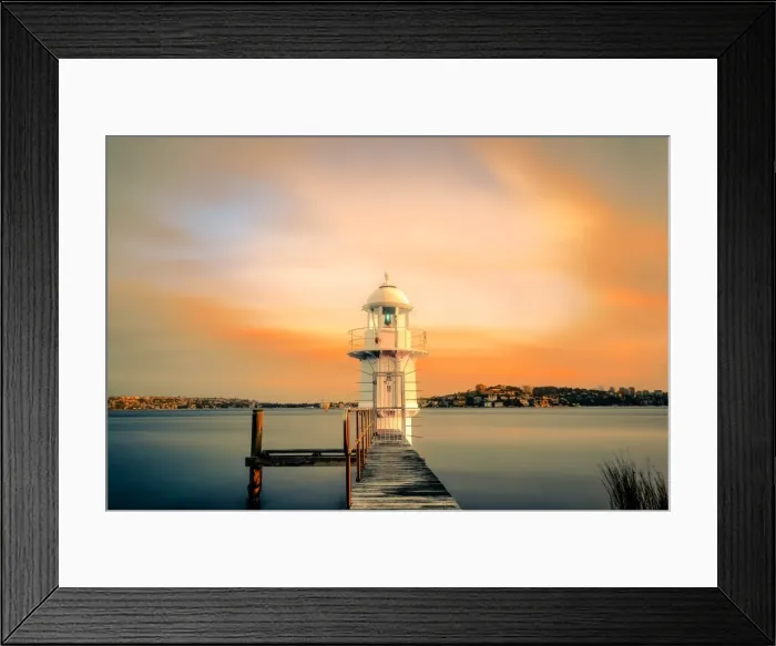 Framed Print : Bradleys Head Lighthouse Framed Print : Bradleys Head Lighthouse