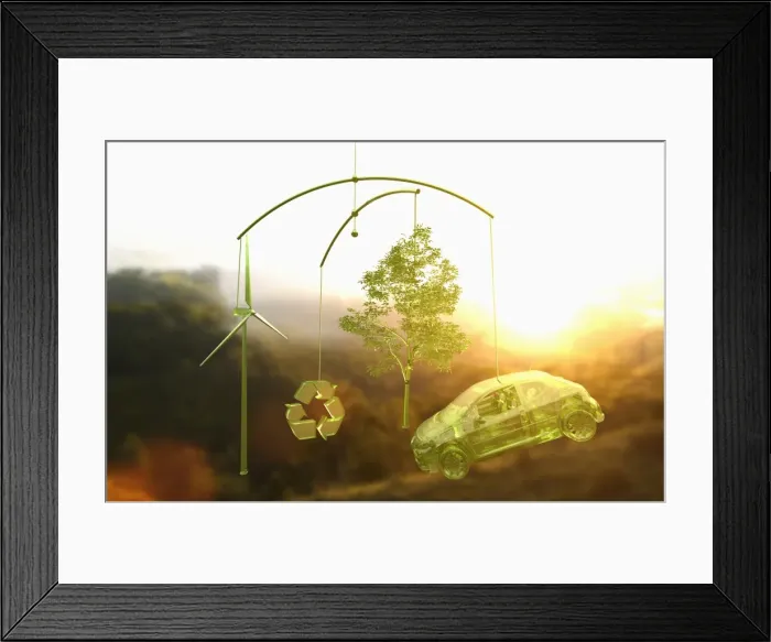 Framed Print : growing up green Framed Print : growing up green