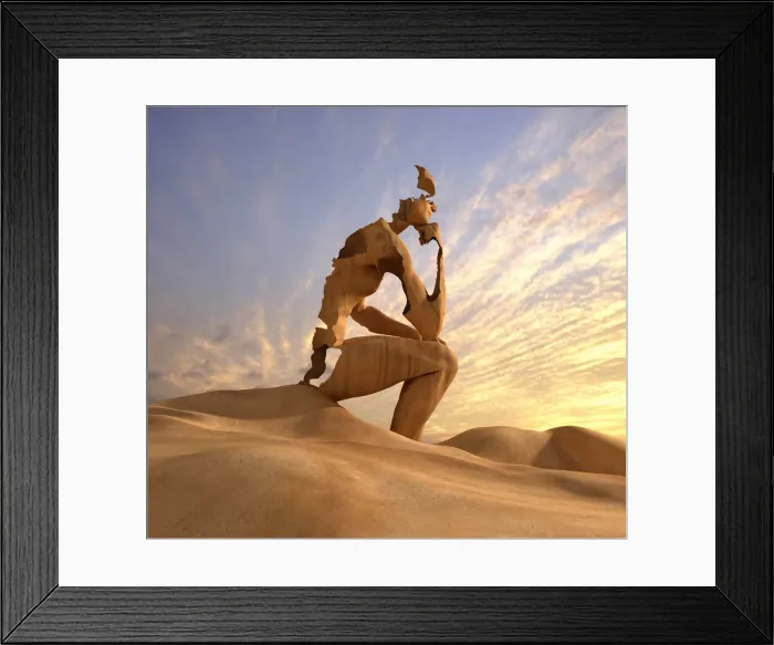 Framed Print : Delicate Sand Man