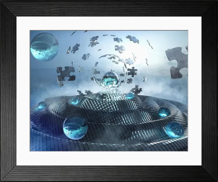 Framed Print : answer, blue, business, collaboration, color image, complexity, concept, cooperation Framed Print : answer, blue, business, collaboration, color image, complexity, concept, cooperation