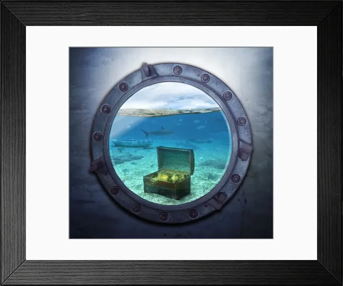 Framed Print : Treasures of the deep Framed Print : Treasures of the deep