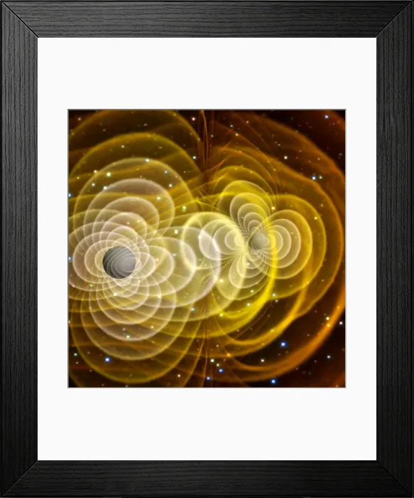 Framed Print : Asteroid, Astronomy, Black Hole, Colliding, Color Image, Concepts, Cosmology