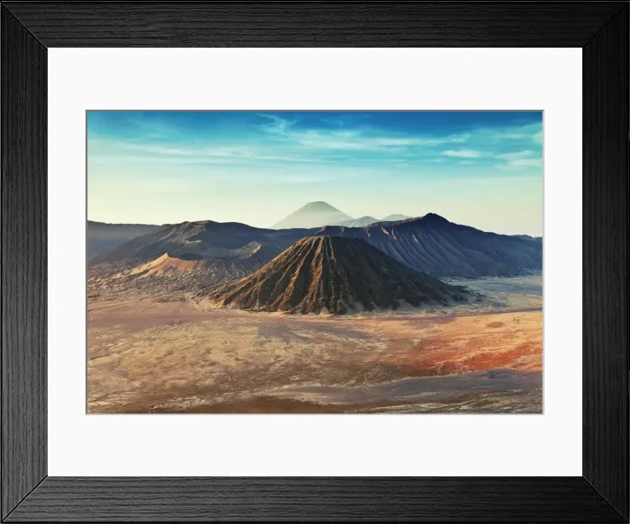 Framed Print : Mt. Bromo, Indonesien close-up Framed Print : Mt. Bromo, Indonesien close-up