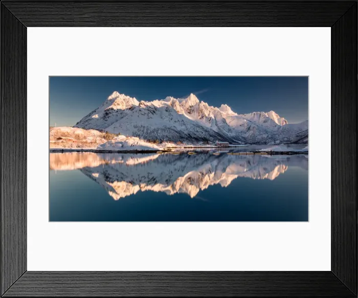 Framed Print : Sildpollholmen im Austnesfjord Framed Print : Sildpollholmen im Austnesfjord