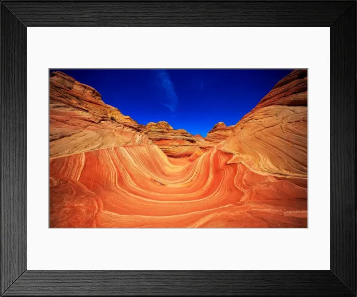 Framed Print : The Wave, Coyote Buttes North, Paria Canyon