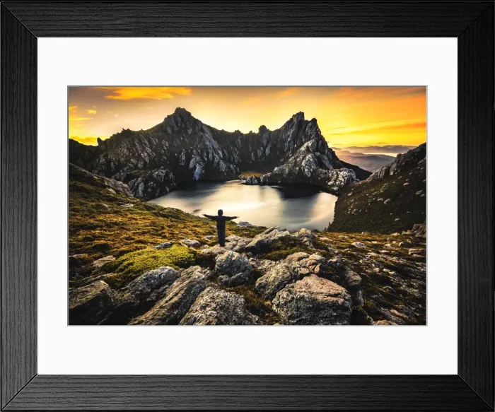 Framed Print : Lake Oberon Framed Print : Lake Oberon